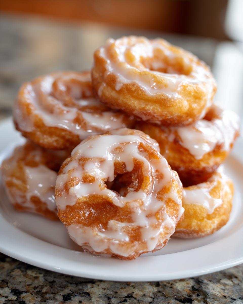 Baked French Cruller Donuts