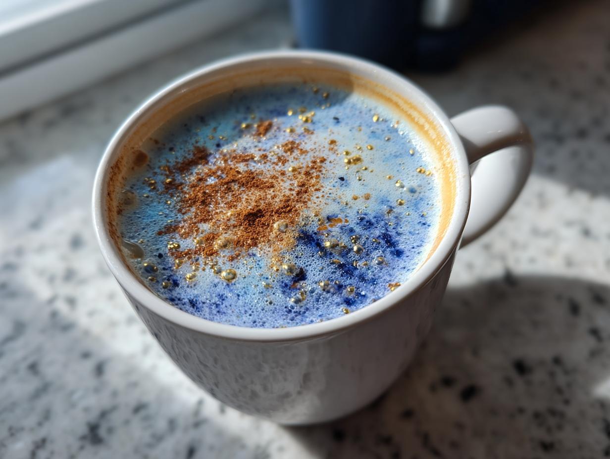 Soothing Moon Milk Tea Recipe with Butterfly Pea & Honey - detail 1