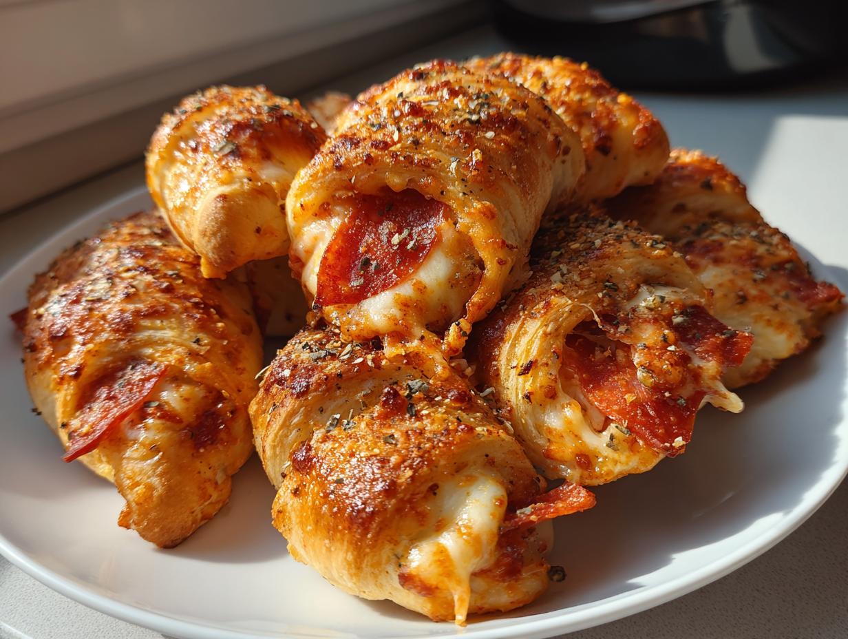 Crescent Roll Pizza Bites - detail 1