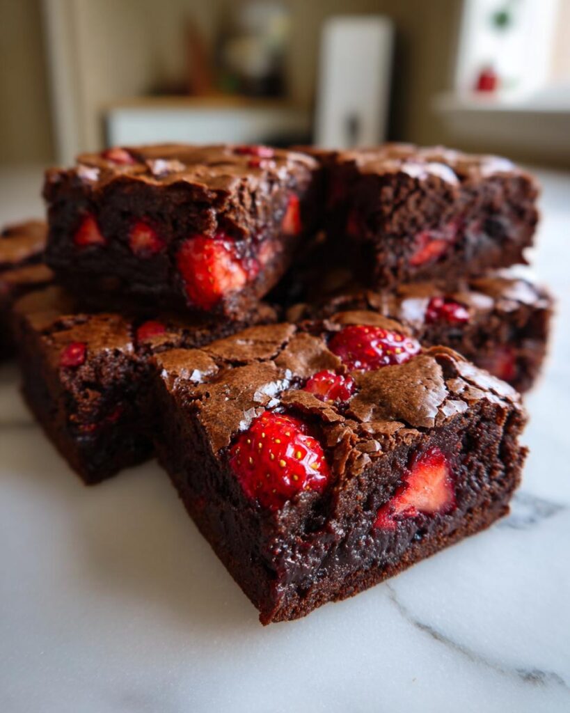 Strawberry Brownies